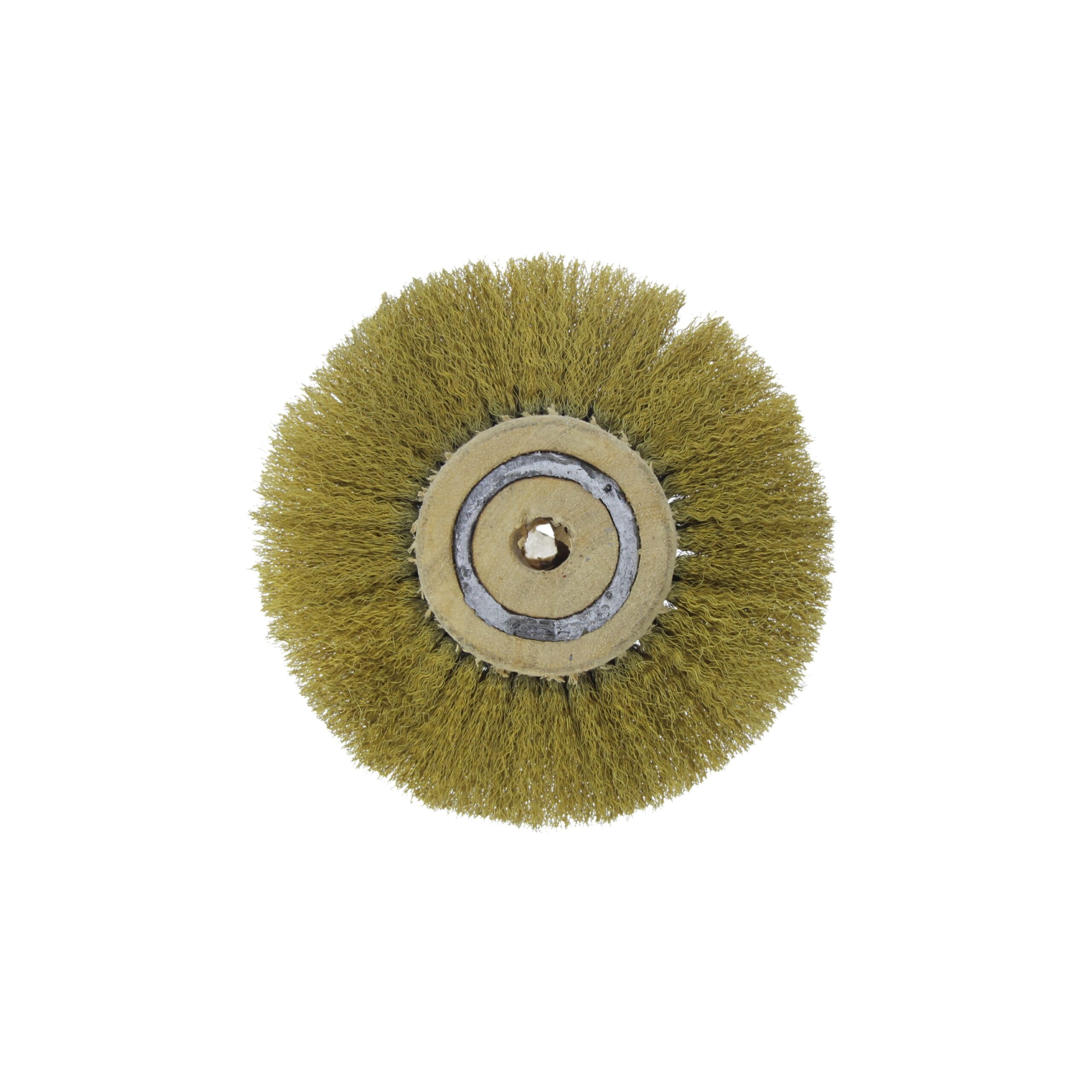 Щетка для ш/м латунная 2-х рядная на деревянной основе