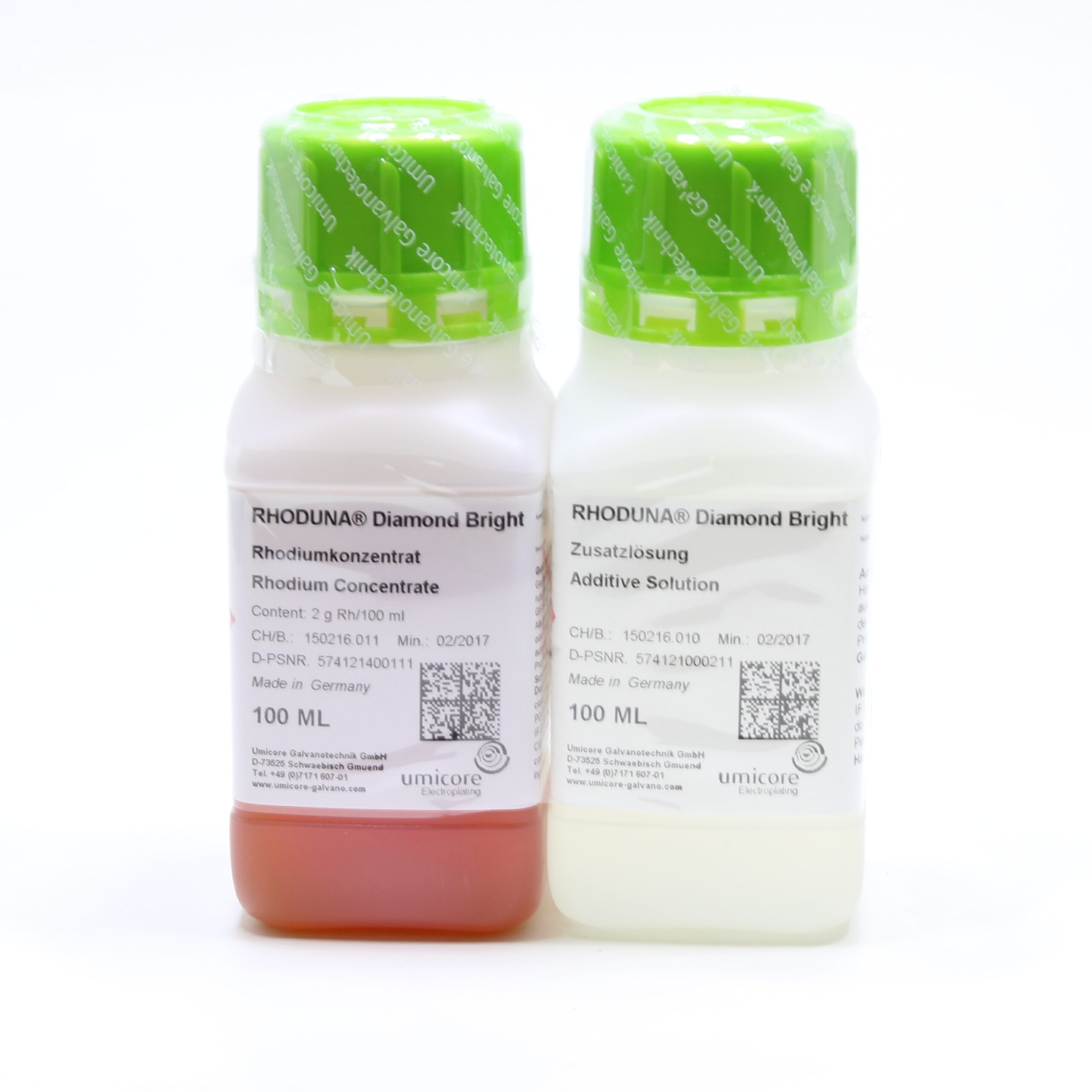 Родий для ванны белый RHODUNA Diamond Bright 2гр/100мл