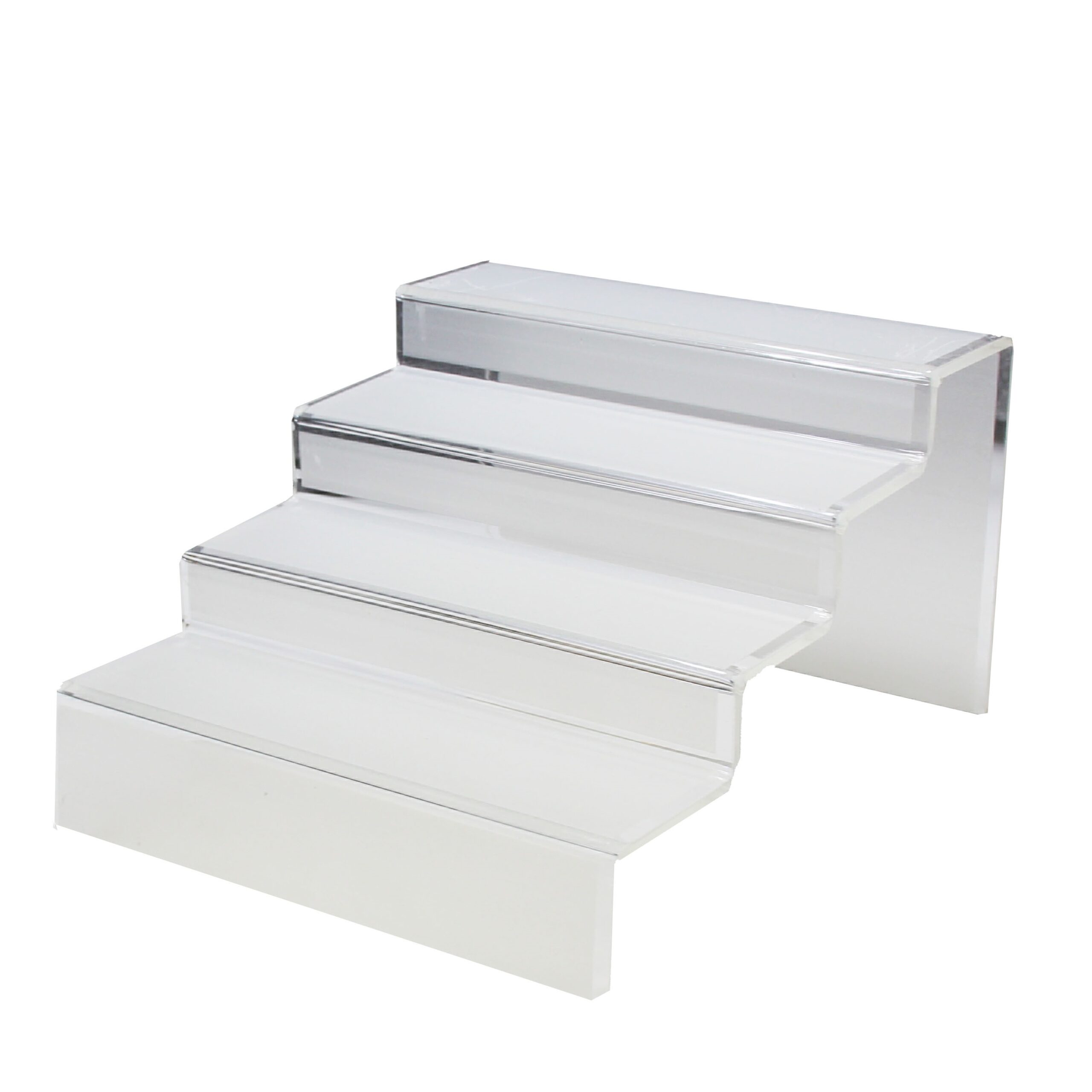 Подставка из пластика Ступенька 4-ярусная матовая (15х10) Ф-14-1