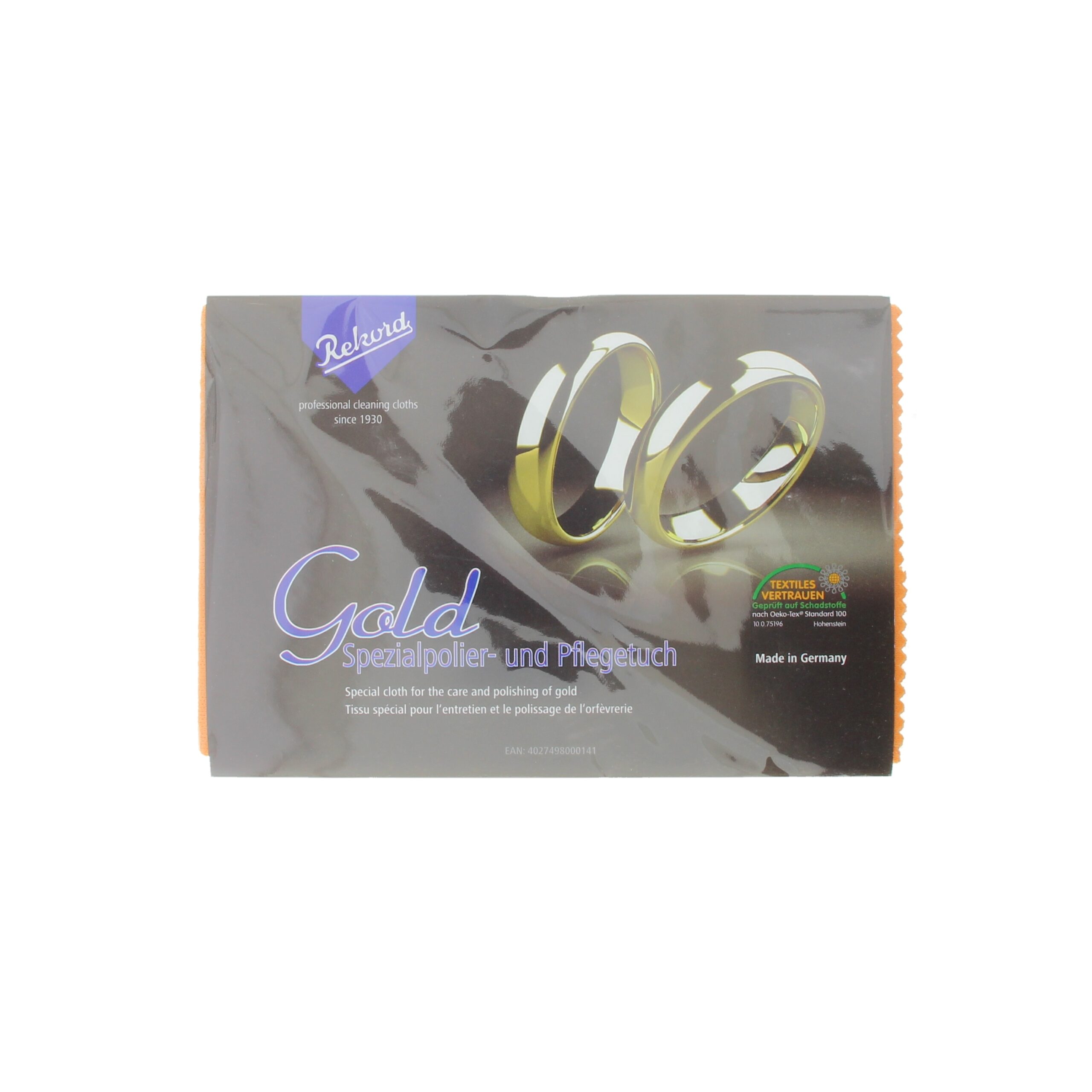 Салфетка для чистки золота Record  Gold 30х24 см