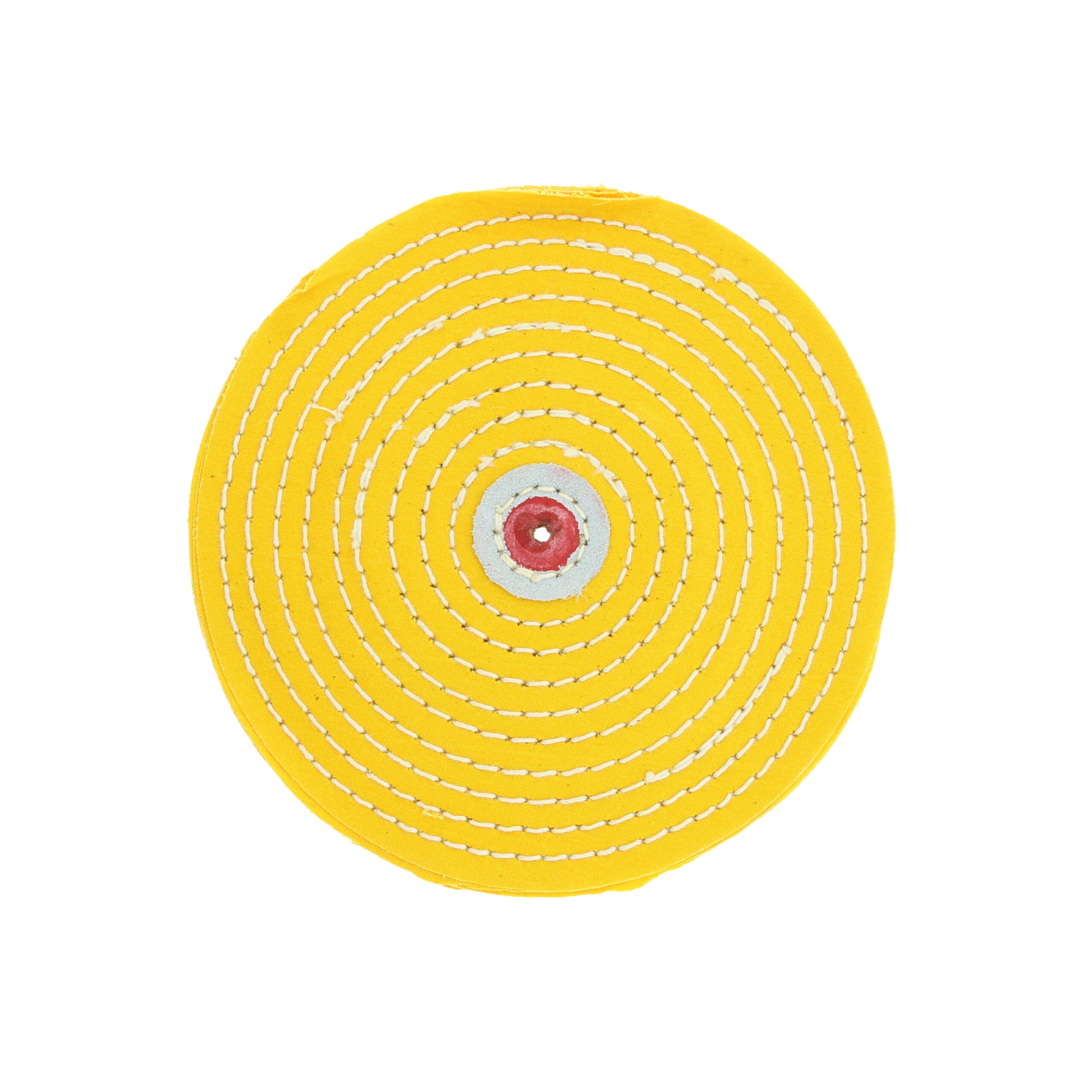 Круг муслиновый желтый чечевица 6х12