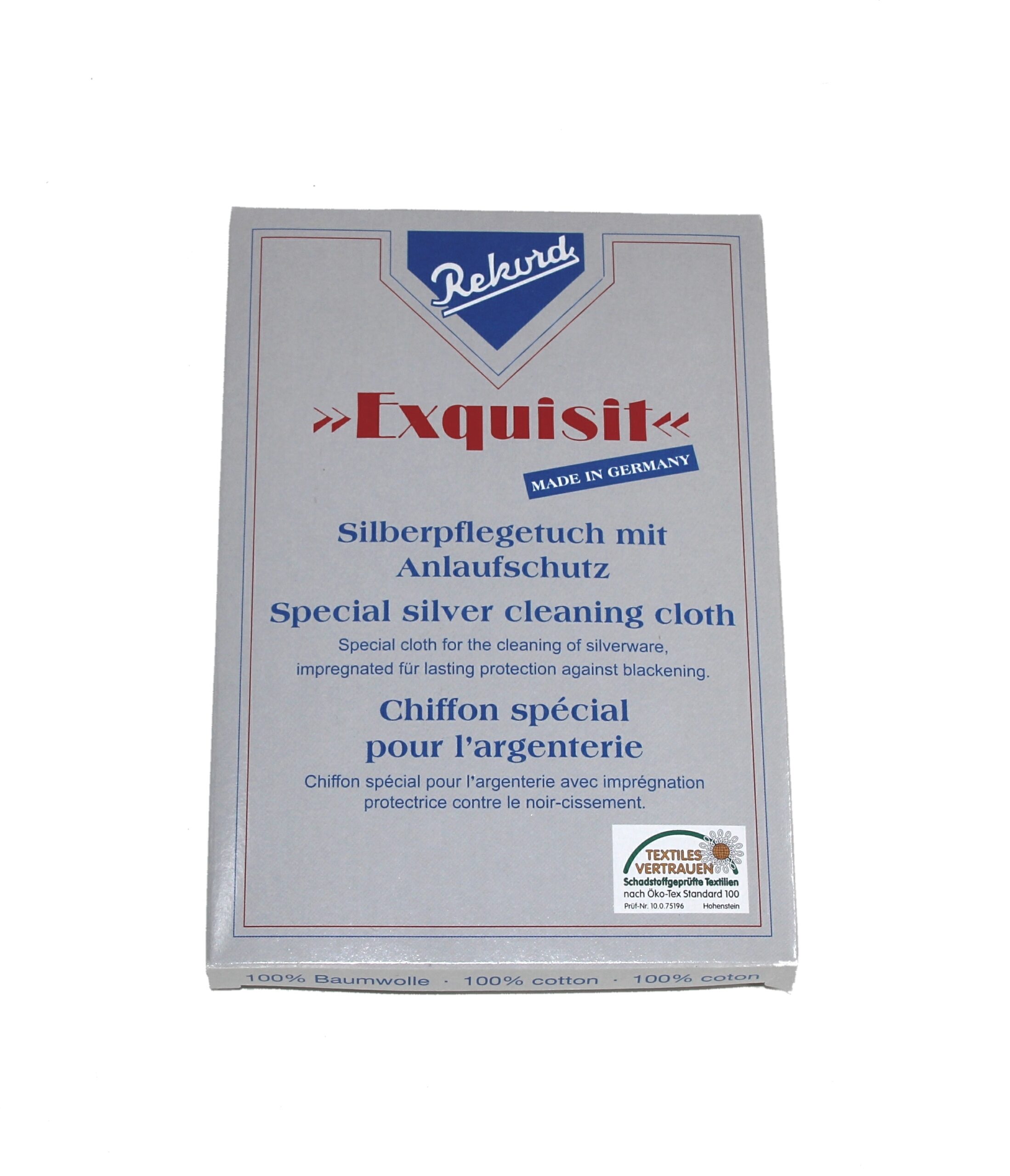 Салфетка для чистки серебра Record с защитным слоем