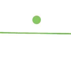 Шнурок каучук ф 2мм (зеленый)