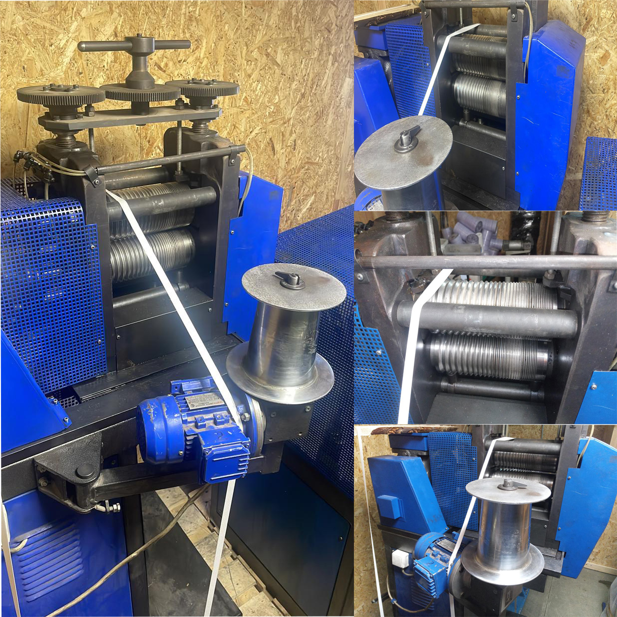 Вальцы ручейковые с двигателем ВМС-120-1 ВТК