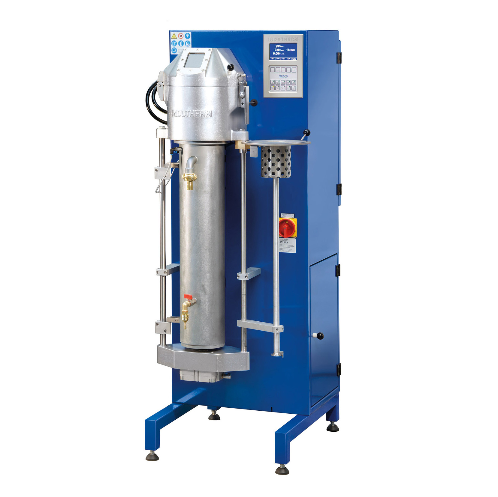 Индукционная литейная установка GU500 LCD, 10 кВт/400 В, графитовый тигель 400 см3, Тмакс.= 1600 °C