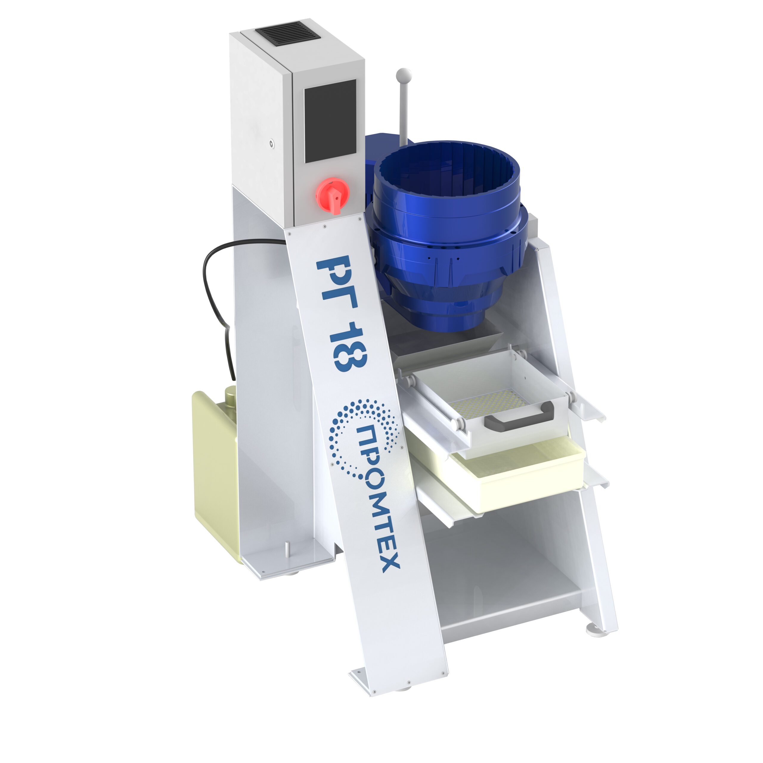 Галтовка роторная РГ-18 М0, рабочий контейнер 18л для мокрого процесса с нулевым зазором