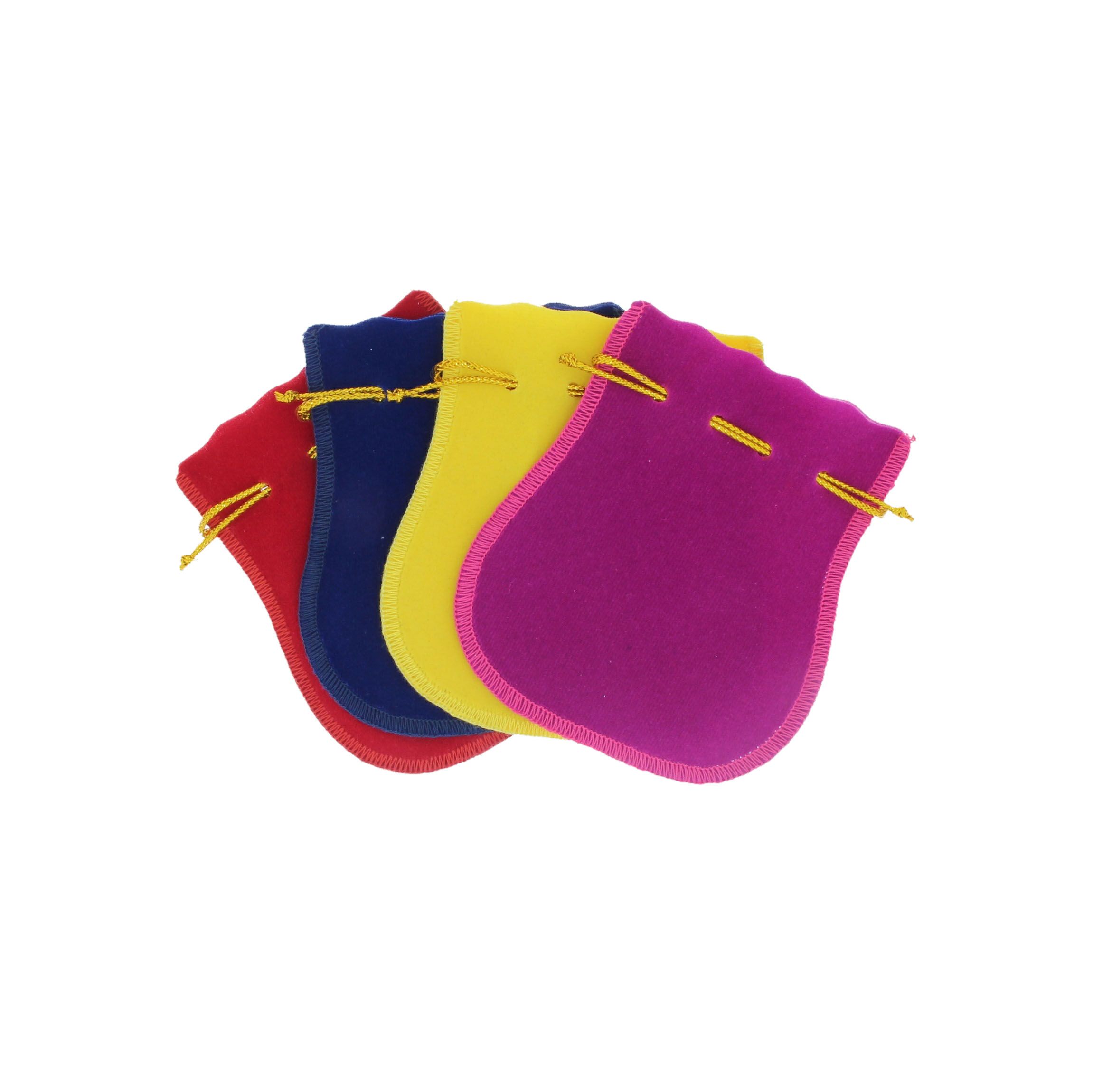 Мешок плоский фигурный  флок 10х9 VB