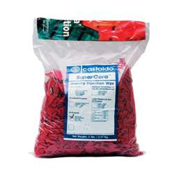 Воск литьевой CASTALDO RED чешуйки бордовый 2,27кг