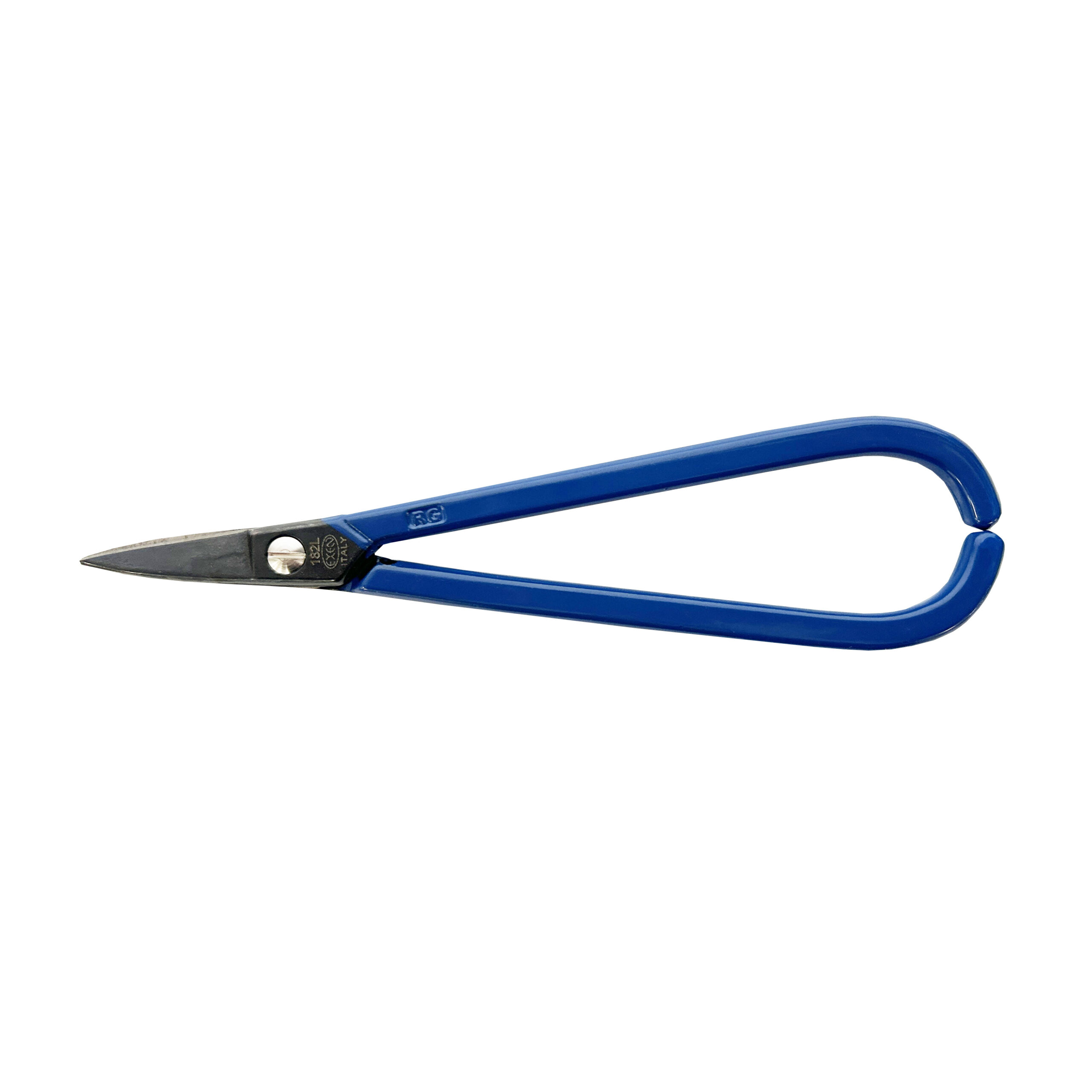 Ножницы по металлу прямые с зубчиками 175 мм 182L RG, Италия